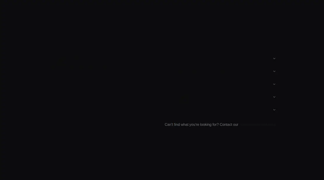 Harness screenshot of tailark-dusk-faqs-1 at 1440 pixels wide