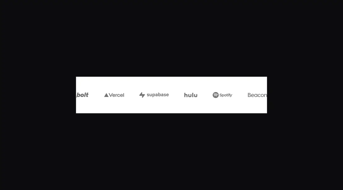Harness screenshot of tailark-dusk-logo-cloud-3 at 1440 pixels wide