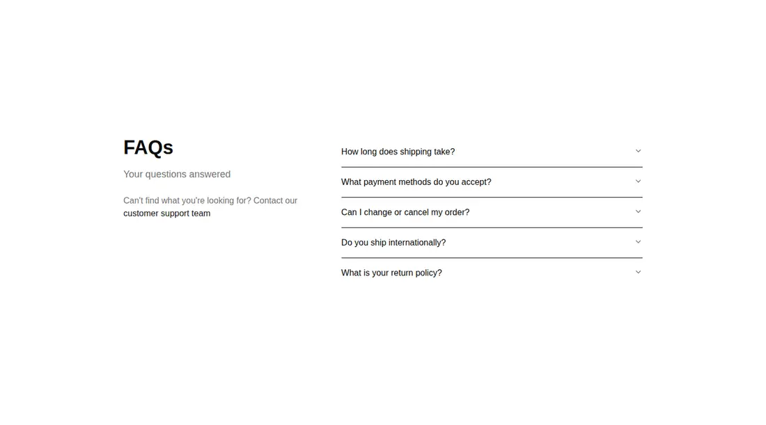 Harness screenshot of tailark-mist-faqs-2 at 1440 pixels wide