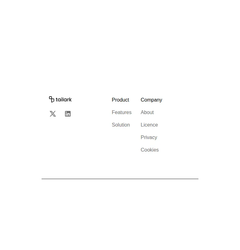 Harness screenshot of tailark-mist-footer-3 at 768 pixels wide