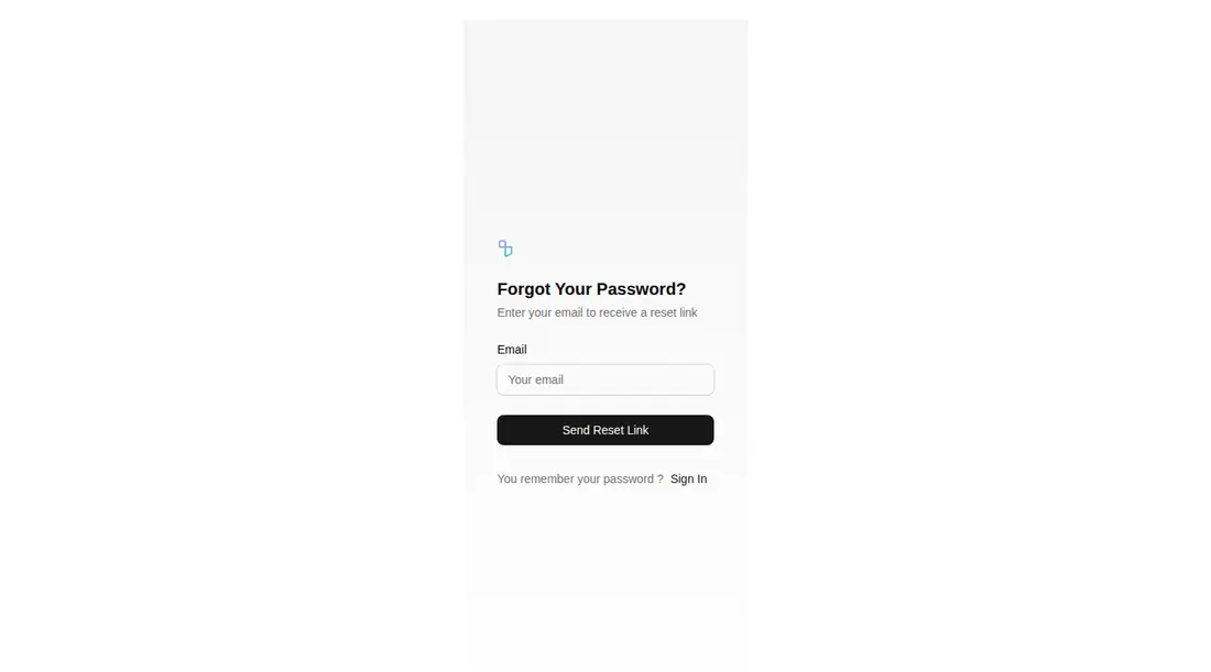 Harness screenshot of tailark-mist-forgot-password-1 at 1440 pixels wide