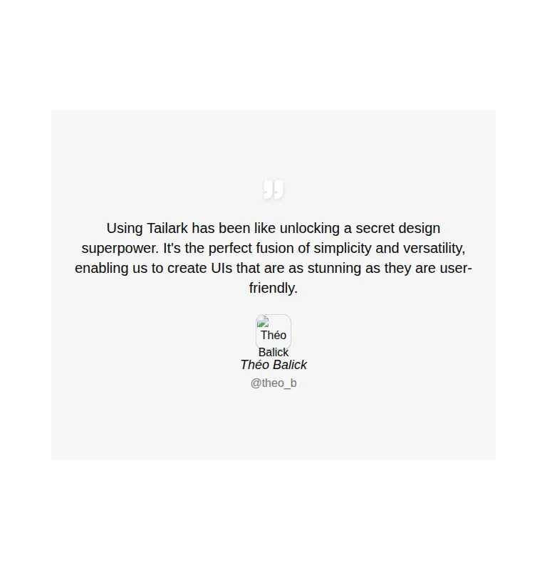 Harness screenshot of tailark-mist-testimonials-5 at 768 pixels wide