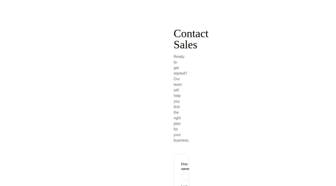 Harness screenshot of tailark-veil-contact-2 at 1440 pixels wide