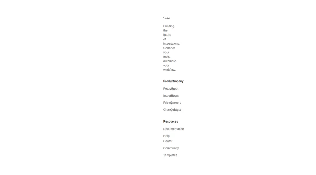 Harness screenshot of tailark-veil-footer-1 at 1440 pixels wide