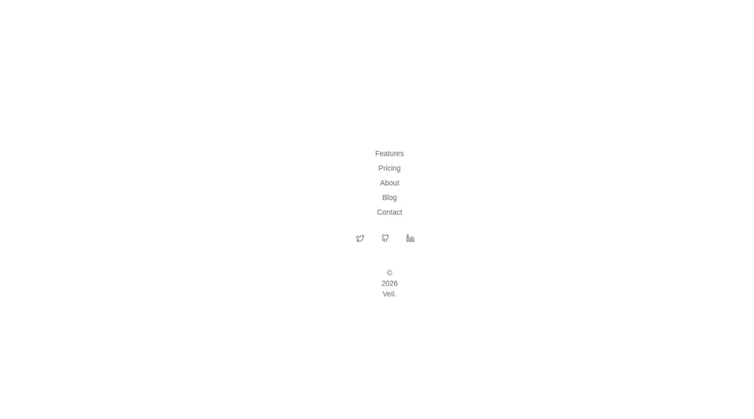 Harness screenshot of tailark-veil-footer-2 at 1440 pixels wide