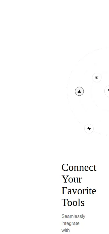Harness screenshot of tailark-veil-integrations-2 at 375 pixels wide