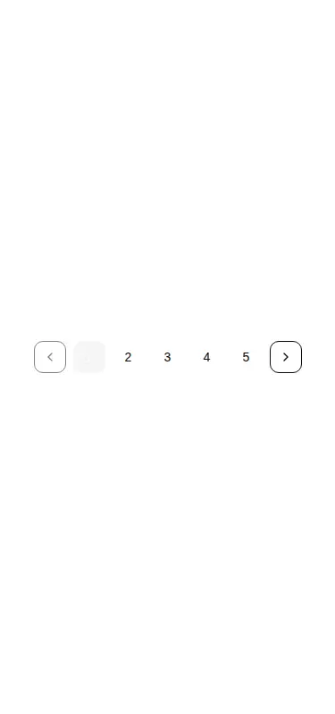 Harness screenshot of tripled-animated-pagination-shadcnui at 375 pixels wide