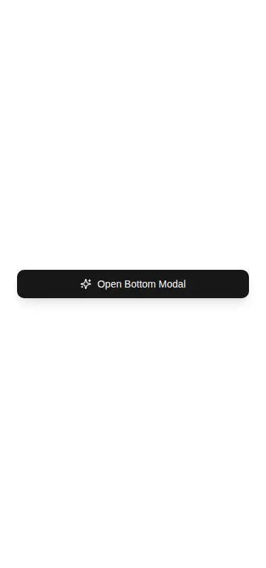 Harness screenshot of tripled-bottom-modal at 375 pixels wide