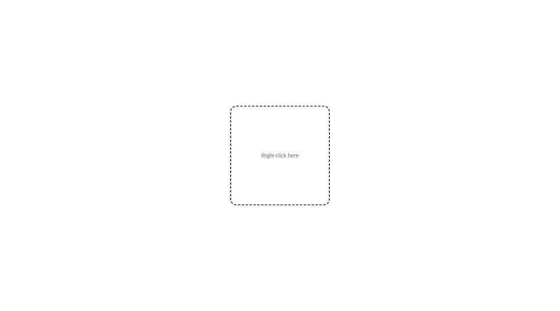 Harness screenshot of tripled-context-menu-shadcnui at 1440 pixels wide