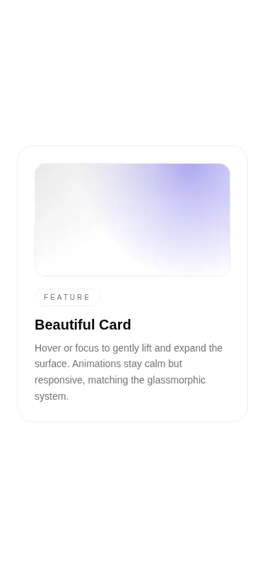 Harness screenshot of tripled-hover-expand-card-shadcnui at 375 pixels wide