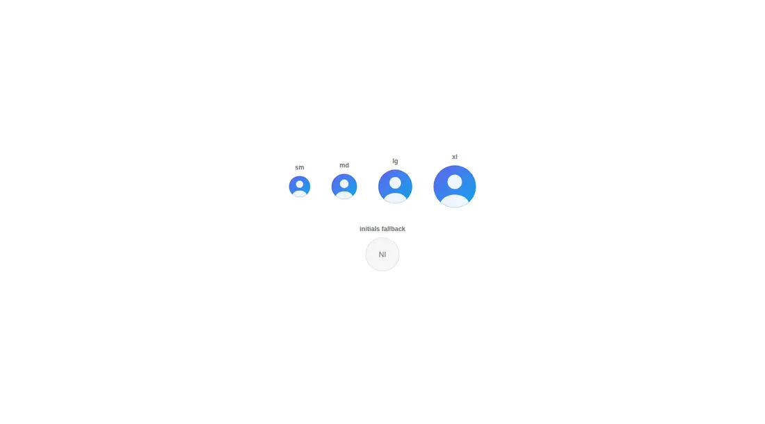 Harness screenshot of tripled-native-avatar-expand-shadcnui at 1440 pixels wide