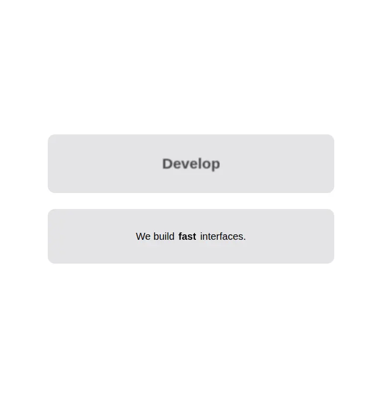 Harness screenshot of tripled-native-flip-text-carbon at 768 pixels wide
