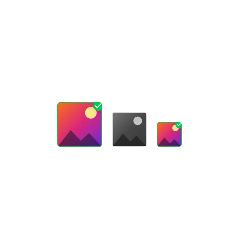 Harness screenshot of tripled-native-image-checkbox-shadcnui at 768 pixels wide