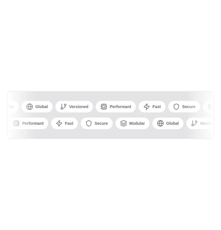 Harness screenshot of tripled-native-marquee-shadcnui at 768 pixels wide