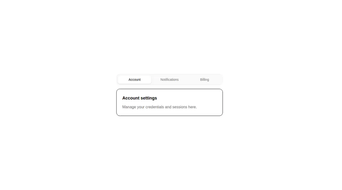 Harness screenshot of tripled-native-tabs-carbon at 1440 pixels wide