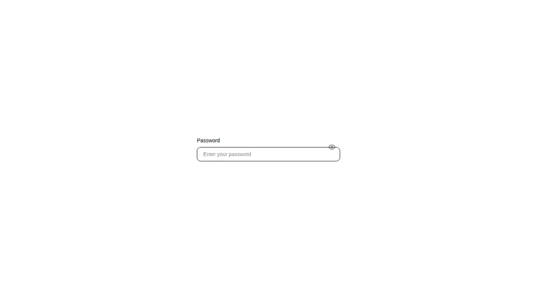 Harness screenshot of tripled-password-input-shadcnui at 1440 pixels wide