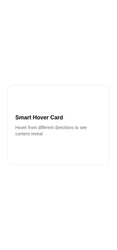 Harness screenshot of tripled-smart-hover-card-shadcnui at 375 pixels wide