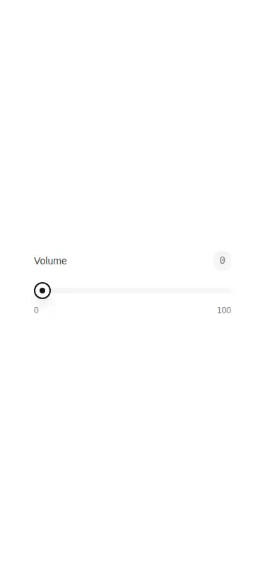 Harness screenshot of tripled-volume-component-shadcnui at 375 pixels wide