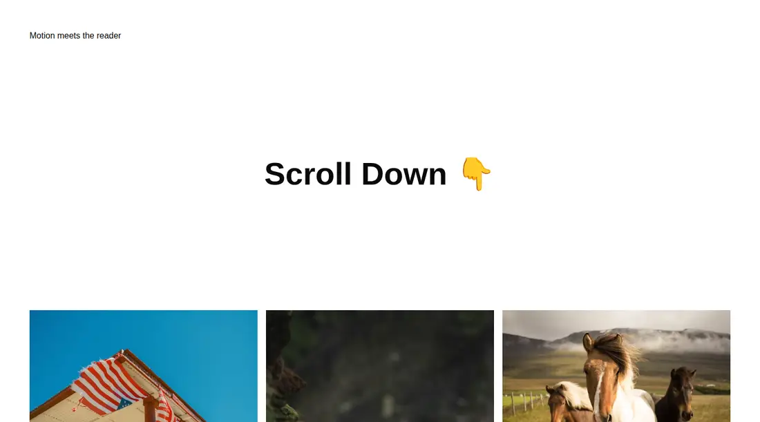Harness screenshot of uilayouts-scroll-animation-default at 1440 pixels wide