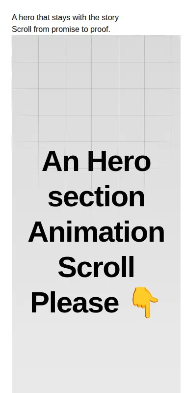 Harness screenshot of uilayouts-sticky-hero-scroll at 375 pixels wide